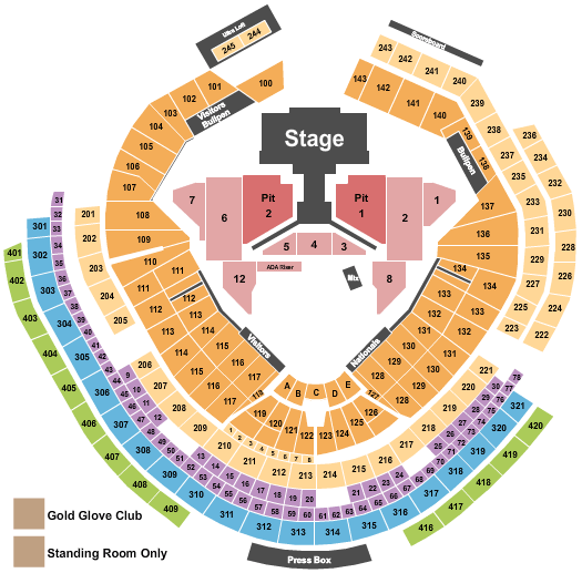 Nationals Park Stray Kids Seating Chart